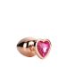 Gouden Buttplug met Roze Hart