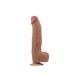 Realistische Dildo Sliding Skin 31 cm - Bruin