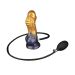 Dual Density Opblaasbare Dildo 19 cm - Goud/Zwart