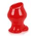Oxballs - Pighole FF Hollow Plug - Red Oxballs - Pighole FF Hollow Plug - Red