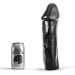 Zwarte realistische dildo met grote eikel Zwarte realistische dildo met grote eikel