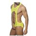 Addicted Sexy Mesh Singlet - Geel Addicted Sexy Mesh Singlet - Geel