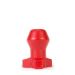 Ass Bomb holle buttplug rood - S