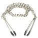 Tepelklemmen met ketting - Staal
