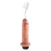 Huidkleurige squirtende Dildo 15CM - King Cock