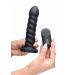 Soepele Swirl Siliconen Dildo met Afstandsbediening Soepele Swirl Siliconen Dildo met Afstandsbediening