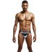 Jockmail JM211 Color Block Jockstrap - Zwart Jockmail JM211 Color Block Jockstrap - Zwart