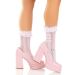 Leg Avenue Schattige Enkelsokken - Wit Leg Avenue Schattige Enkelsokken - Wit