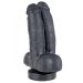 Dubbele Dildo Tim en Rod - Zwart Dubbele Dildo Tim en Rod - Zwart