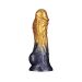 Dual Density Opblaasbare Dildo 20 cm - Goud/Zwart