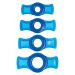 Blauwe penisring set van 4