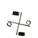 Blaze Hogtie Cross Bar met Boeien Blaze Hogtie Cross Bar met Boeien