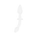 Chrystalino Glazen dildo Doubler - Wit