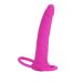 Dildo met cockring Dual Penetrator - Roze Dildo met cockring Dual Penetrator - Roze