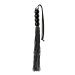 Zwarte Silicone Flogger Zwarte Silicone Flogger