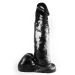 Dark Crystal Zwarte XXL Dildo met Ballen Jules - 40.5 cm