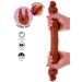 Dubbele Dildo ToyJoy Get Real Foreskin - 46cm