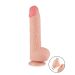 Realistische Dildo Sliding Skin 24 cm - Huidskleur