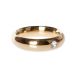 Gouden Donut Cockring met Juweel 