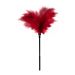 Kietelveer Feather Tickler - Rood Klein