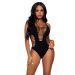 Leg Avenue Racer Back Thong Bodysuit - Zwart