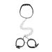 Leren Collar & Handboeien - Zwart