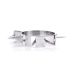 Metalen halsband met lange spikes