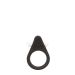 Rekbare vibrerende cockring - Zwart