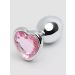 RVS Mini Buttplug met Hartvormige Basis - Roze RVS Mini Buttplug met Hartvormige Basis - Roze