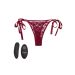 Sexy Slipje Met Bijbehorende Stimulator - Rood