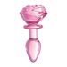 Glazen Buttplug Roze - Small