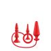 Siliconen Anaal Kit - Rood