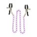 Stimulerende Tepel Ketting - Paars