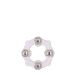 Transparante Cockring met Beads