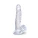 Transparante Realistische Dildo King Cock - 20 cm