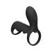 Vibrerende Cock Cage met Afstandsbediening - Zwart