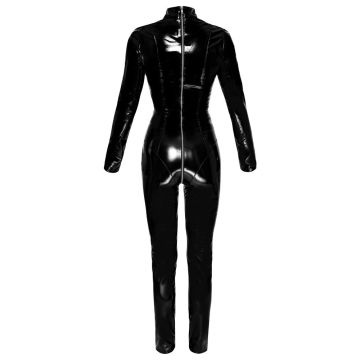 Vinyl Catsuit - Zwart