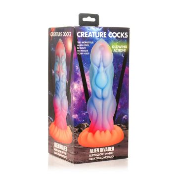 Monster Dildo Alien Glow-in-the-Dark