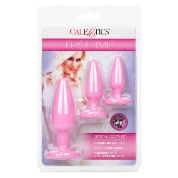 Buttplug Crystal Booty Kit - Roze
