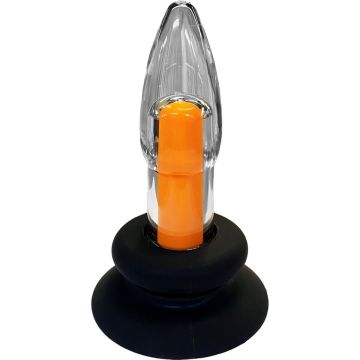 Vibrerende Glazen Buttplug X-Men 10 Speeds