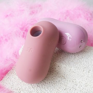 Satisfyer Cotton Candy Luchtdruk Vibrator - Rood