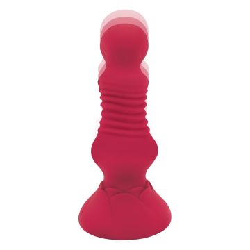 Vibrerende Buttplug Remote Thrusting Rosebud
