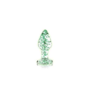 Buttplug Glow In The Dark Small - Clear-buttplug-glow-in-the-dark-small-clear-voorkant.jpg
