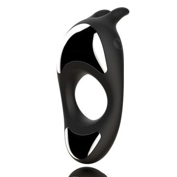 Cockring met Vibratie - Zeus - Zwart