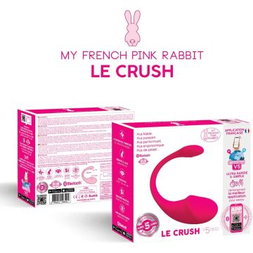 Vibrerend Eitje Clara Morgane Le Crush - Fuchsia