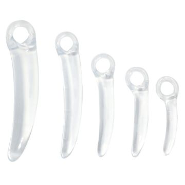 Set van 5 Transparante Pluggen Clearly Horny