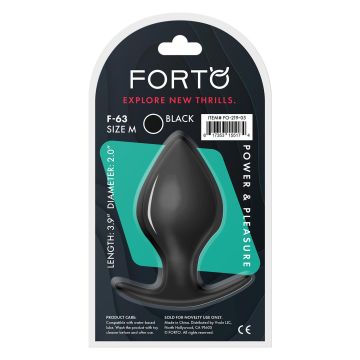 Buttplug  F-63 Rattler Spade Medium - Zwart