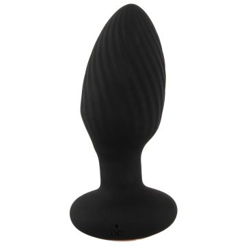 Anos Roterende Buttplug - Zwart