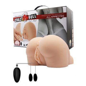 Crazy Bull Vibrerende Masturbator Pussy and Ass