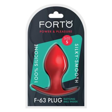 Buttplug F-63 Rattler Spade Small - Rood